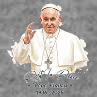 Rest In Peace Pope Francis 1936-2025 Toddler Sweatshirt