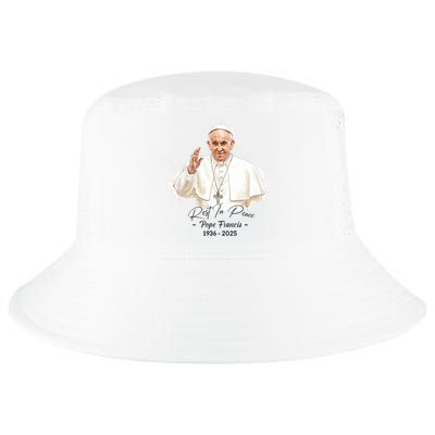 Rest In Peace Pope Francis 1936-2025 Cool Comfort Performance Bucket Hat