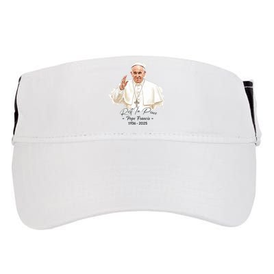 Rest In Peace Pope Francis 1936-2025 Adult Drive Performance Visor
