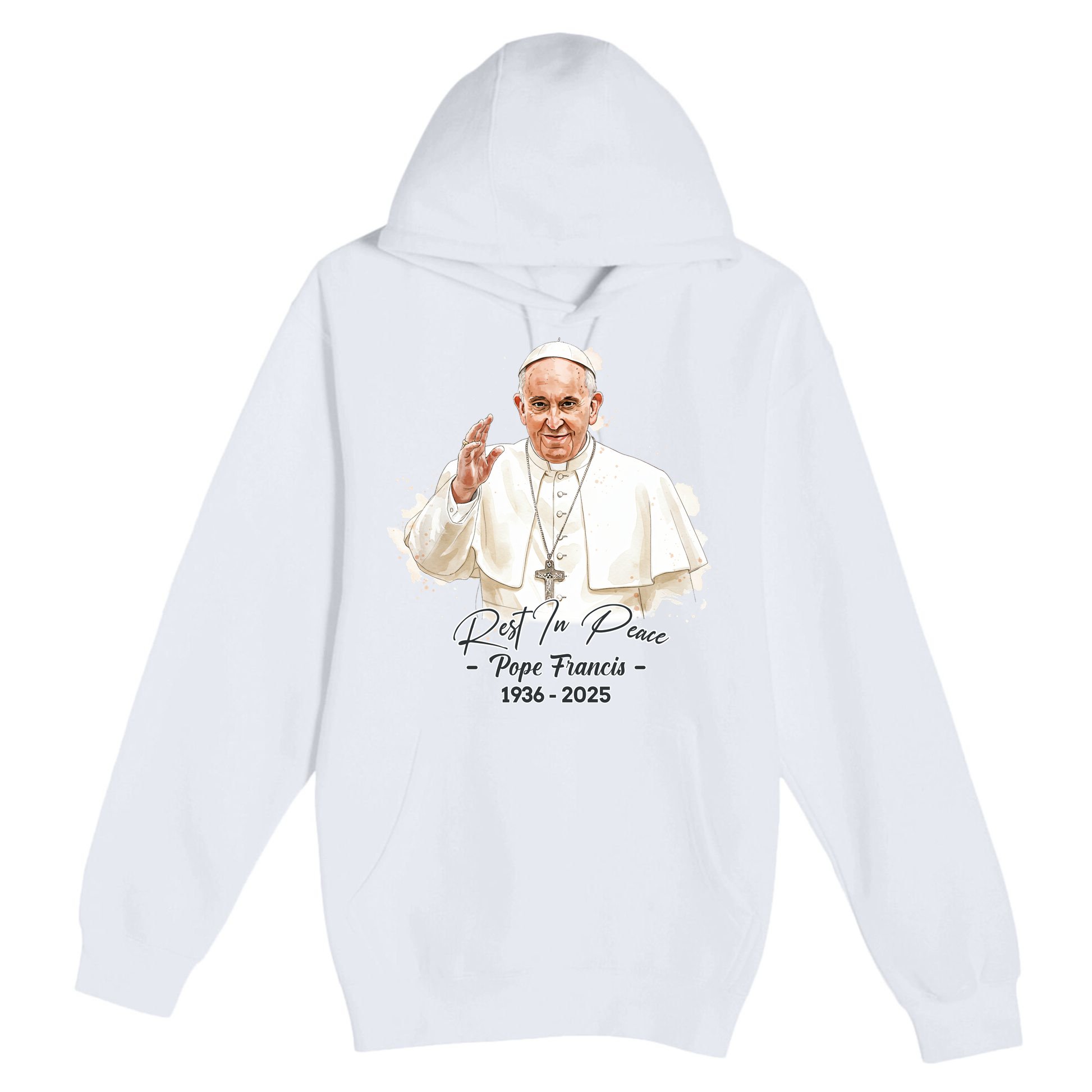 Rest In Peace Pope Francis 1936-2025 Premium Pullover Hoodie