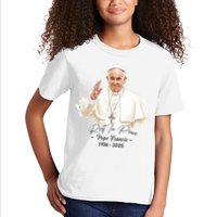 Rest In Peace Pope Francis 1936-2025 Kids T-Shirt