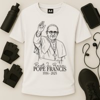 Rest In Peace Pope Francis 1936-2025 Cooling Performance Crew T-Shirt