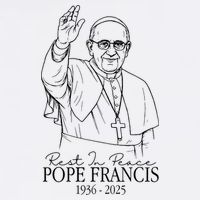Rest In Peace Pope Francis 1936-2025 Cooling Performance Crew T-Shirt