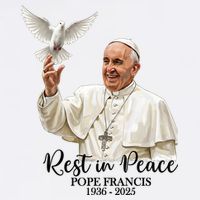 Rest In Peace Pope Francis 1936-2025 Cooling Performance Crew T-Shirt