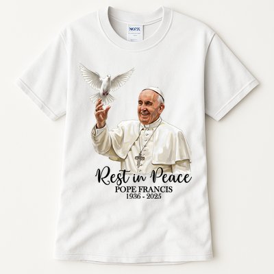 Rest In Peace Pope Francis 1936-2025 Tall T-Shirt