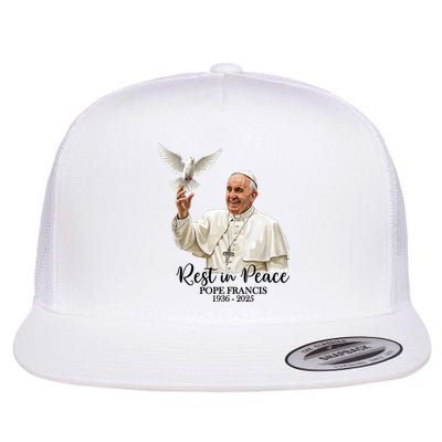 Rest In Peace Pope Francis 1936-2025 Flatbill Hat