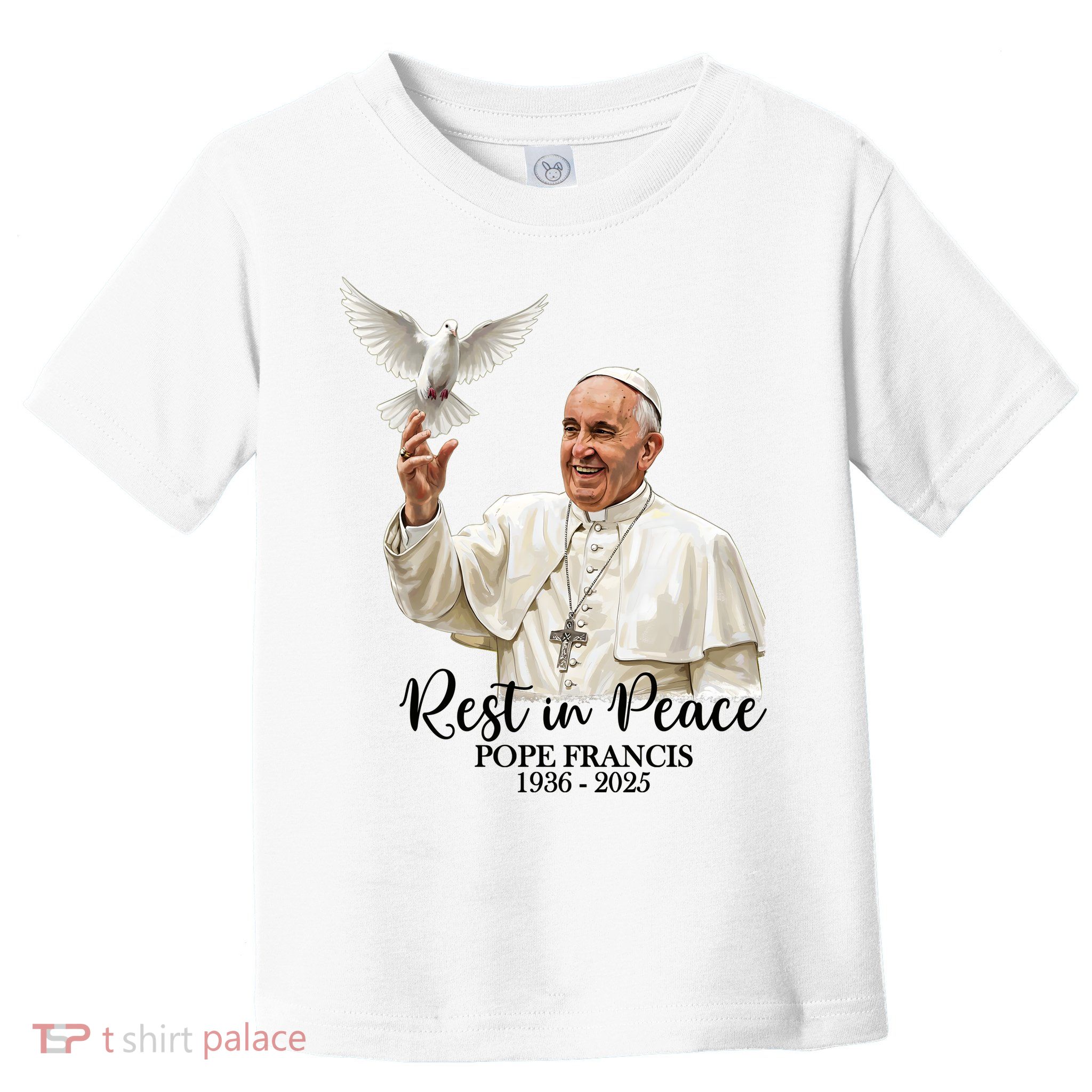 Rest In Peace Pope Francis 1936-2025 Toddler T-Shirt