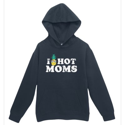 Retro I Pineapple Hot Moms Upside Down I Heart Funny Swinger Urban Pullover Hoodie