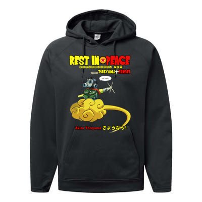 Rest In Peace Toriyama Sensei Performance Fleece Hoodie