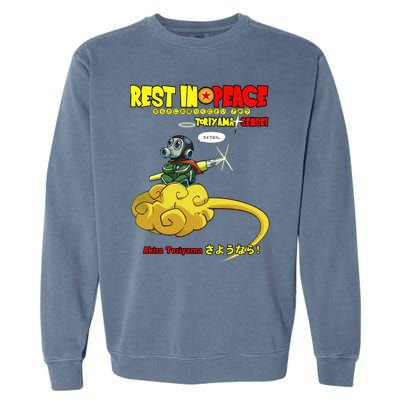 Rest In Peace Toriyama Sensei Garment-Dyed Sweatshirt