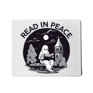 Read In Peace Halloween Booklover  Halloween Librarian Mousepad