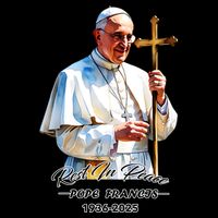 Rest In Peace Pope Francis 1936-2025 Toddler Sweatshirt