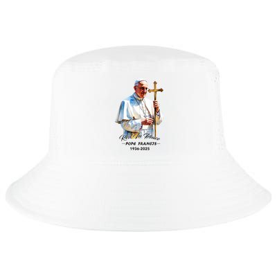 Rest In Peace Pope Francis 1936-2025 Cool Comfort Performance Bucket Hat