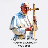Rest In Peace Pope Francis 1936-2025 Cooling Performance Crew T-Shirt
