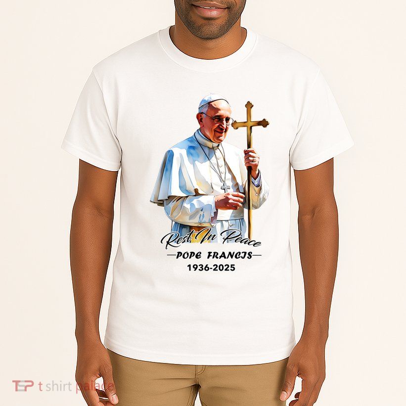 Rest In Peace Pope Francis 1936-2025 Tall T-Shirt
