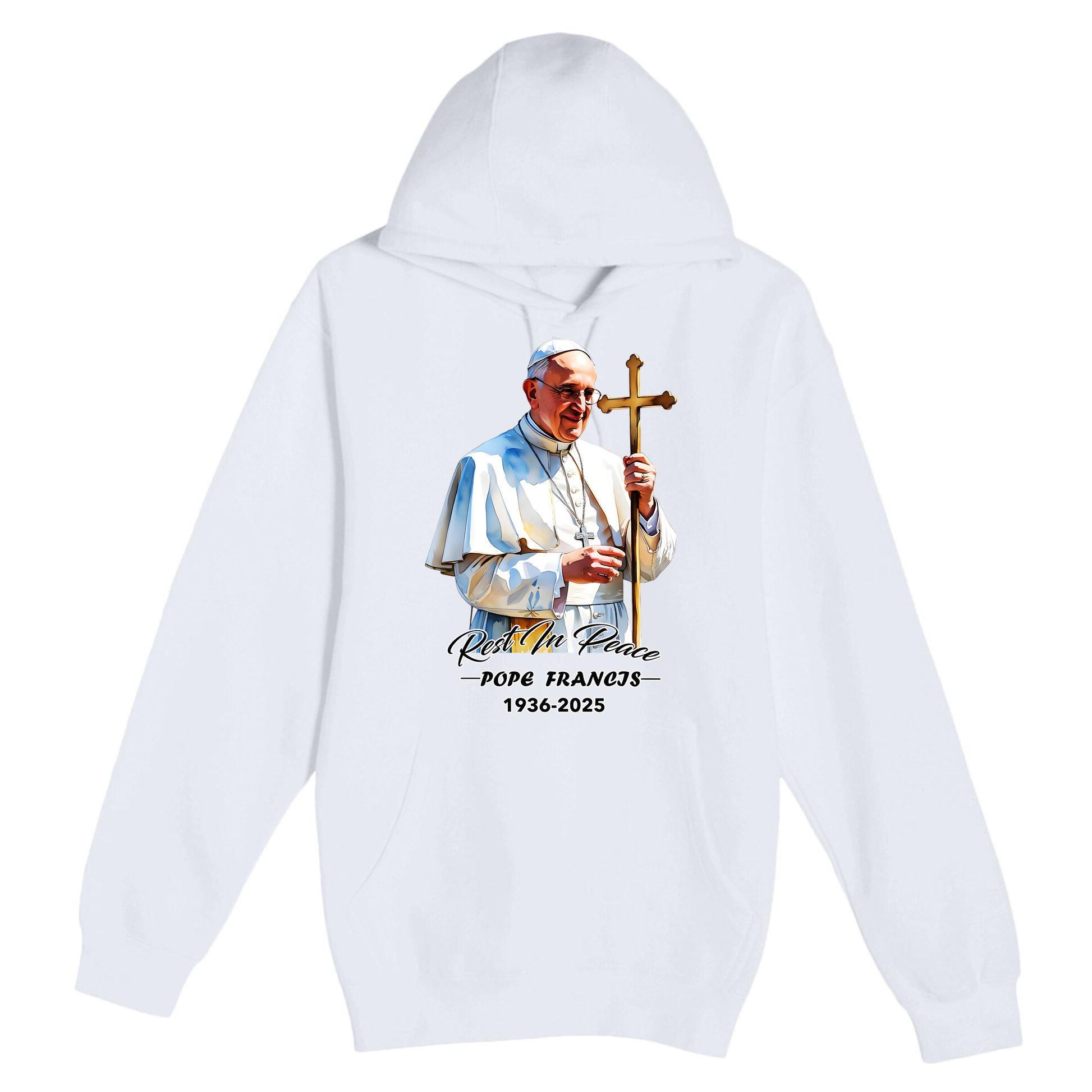 Rest In Peace Pope Francis 1936-2025 Premium Pullover Hoodie
