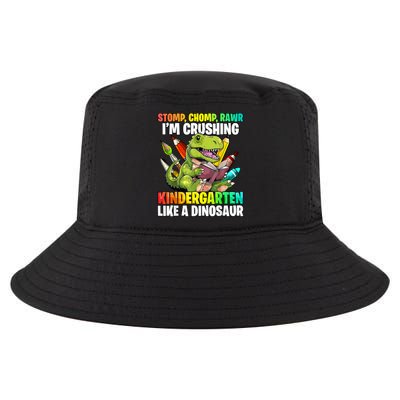 Roaring Into Preschool Dinosaur First School Day School Dino Cool Comfort Performance Bucket Hat