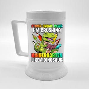 Roaring Into Preschool Dinosaur First School Day School Dino Beer Stein