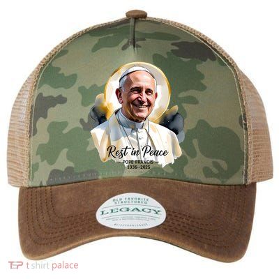 Rest In Peace Pope Francis 1936-2025 Legacy Tie Dye Trucker Hat