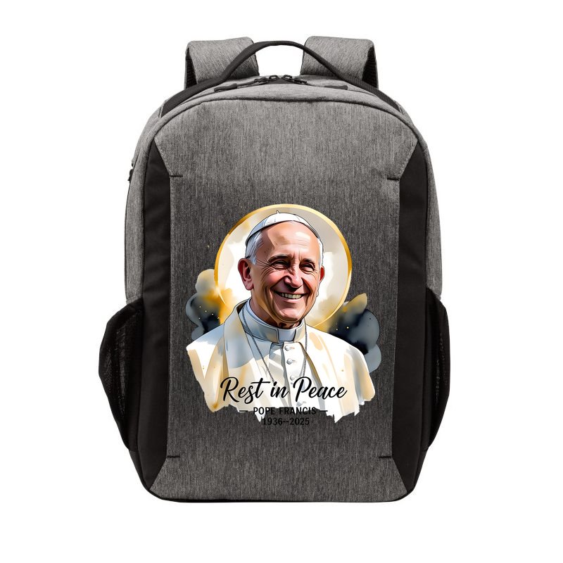 Rest In Peace Pope Francis 1936-2025 Vector Backpack