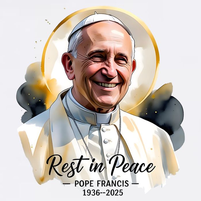Rest In Peace Pope Francis 1936-2025 11oz C Handle Ceramic Mug