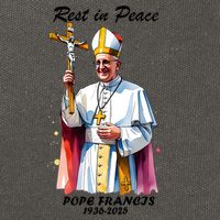 Rest In Peace Pope Francis 1936-2025 Cotton Canvas Backpack