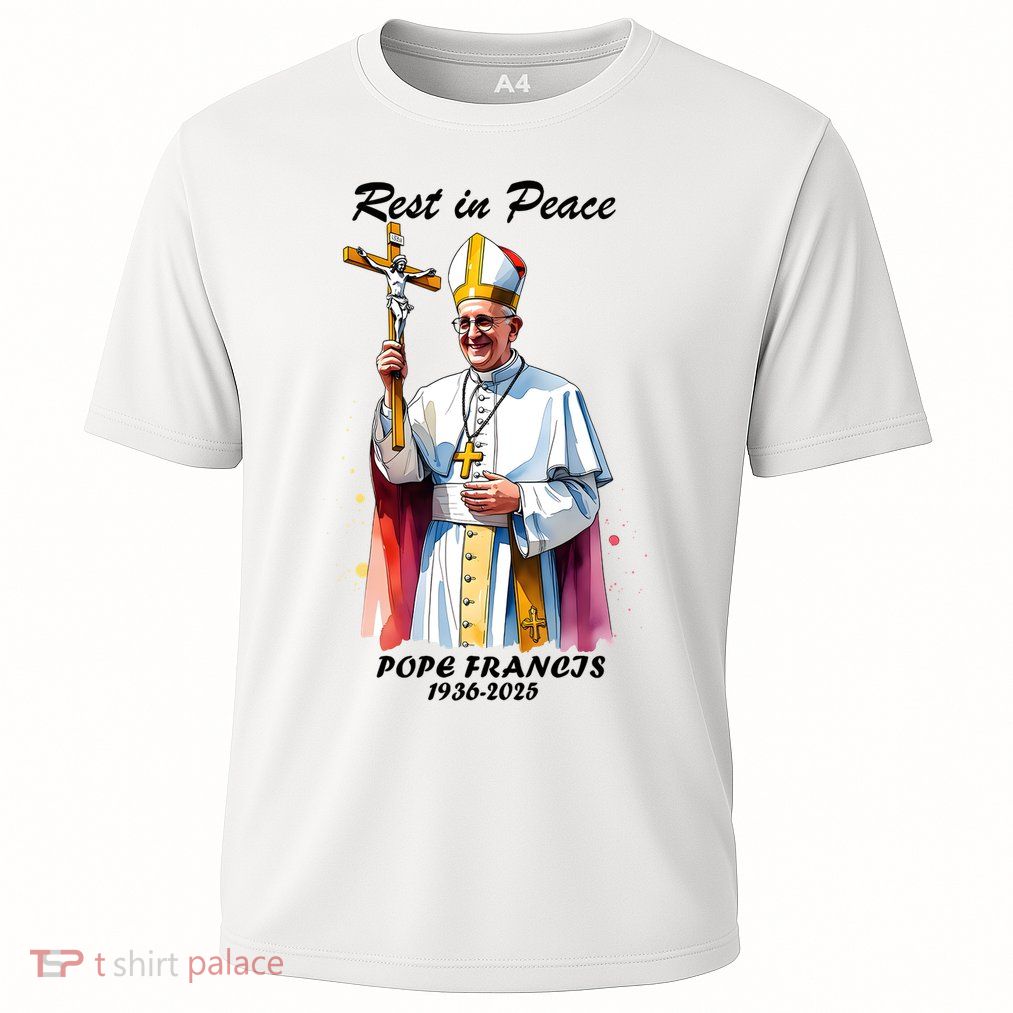 Rest In Peace Pope Francis 1936-2025 Performance Shirt