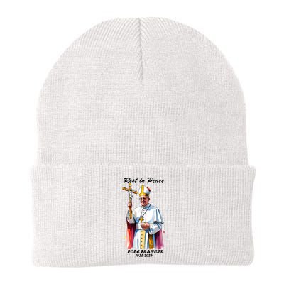Rest In Peace Pope Francis 1936-2025 Beanie
