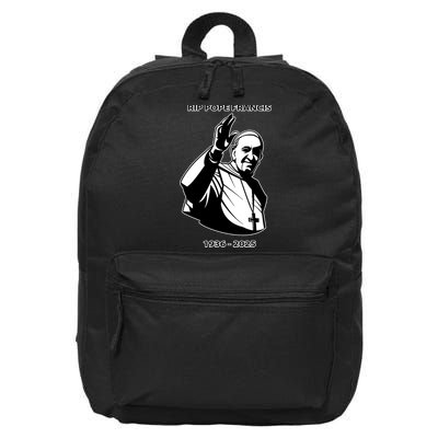 Rest In Peace Pope Francis 1936-2025 16 in Basic Backpack