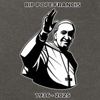 Rest In Peace Pope Francis 1936-2025 Cotton Canvas Backpack