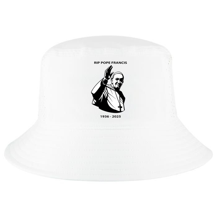 Rest In Peace Pope Francis 1936-2025 Cool Comfort Performance Bucket Hat