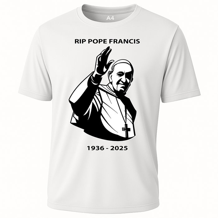 Rest In Peace Pope Francis 1936-2025 Cooling Performance Crew T-Shirt
