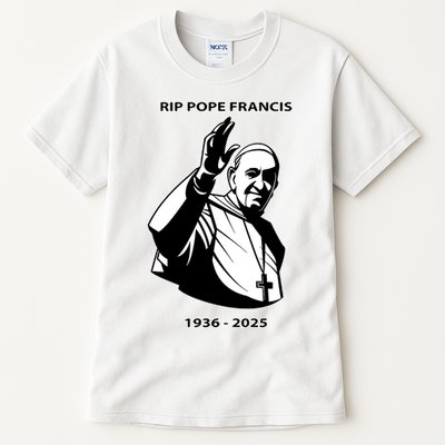 Rest In Peace Pope Francis 1936-2025 Tall T-Shirt