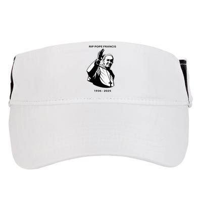 Rest In Peace Pope Francis 1936-2025 Adult Drive Performance Visor