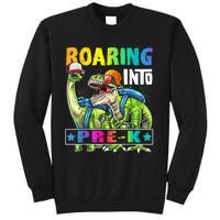 Roaring Into PreK Dinosaur Backpack Back To School Boy Sweatshirt