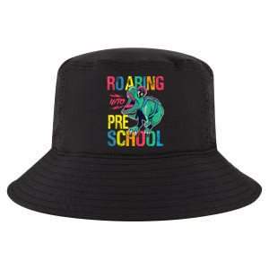 Roaring Into Preschool Dinosaur First School Day School Dino Cool Comfort Performance Bucket Hat