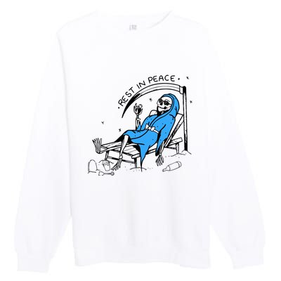 Rest In Peace Premium Crewneck Sweatshirt