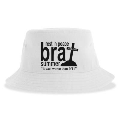 Rest In Peace Brat Summer Sustainable Bucket Hat