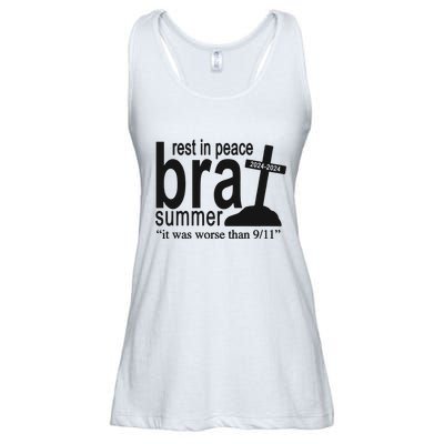 Rest In Peace Brat Summer Ladies Essential Flowy Tank