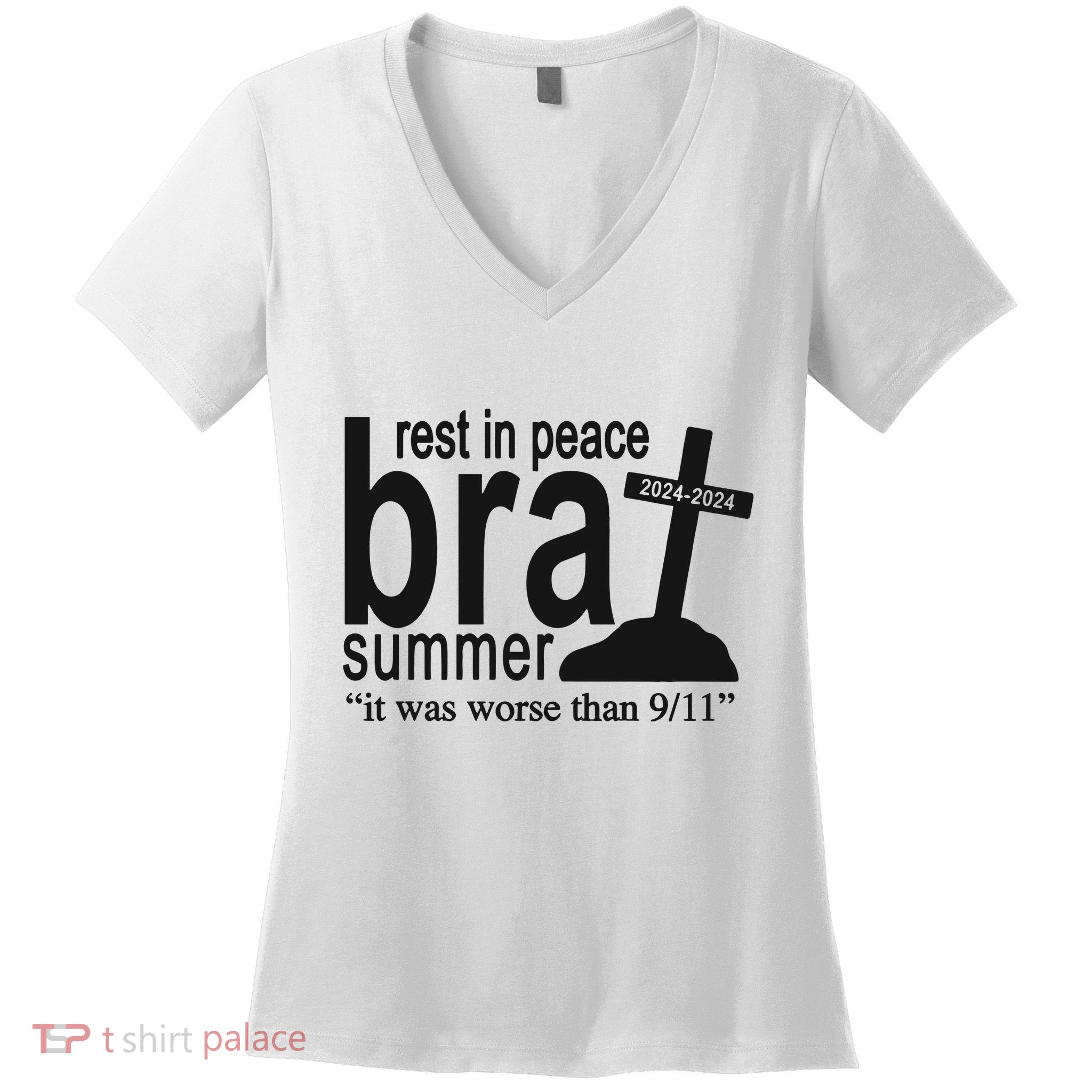 Rest In Peace Brat Summer Women's V-Neck T-Shirt