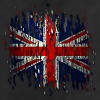 Ripped UK Great Britain Union Jack Torn Flag Adult Drive Performance Visor
