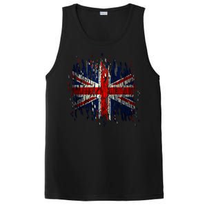 Ripped UK Great Britain Union Jack Torn Flag PosiCharge Competitor Tank