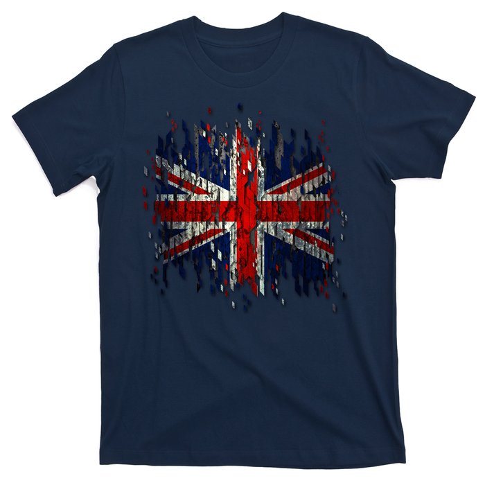 Ripped UK Great Britain Union Jack Torn Flag T-Shirt