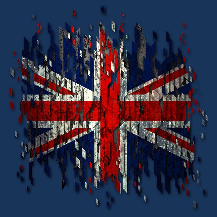 Ripped UK Great Britain Union Jack Torn Flag Sustainable Bucket Hat