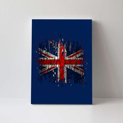 Ripped UK Great Britain Union Jack Torn Flag Canvas