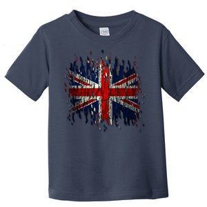 Ripped UK Great Britain Union Jack Torn Flag Toddler T-Shirt