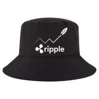 Ripple XRP To the Moon Crypto Rocket Chart Cool Comfort Performance Bucket Hat