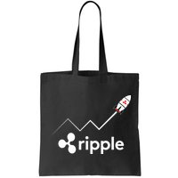 Ripple XRP To the Moon Crypto Rocket Chart Bag