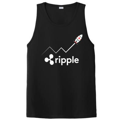 Ripple XRP To the Moon Crypto Rocket Chart PosiCharge Competitor Tank