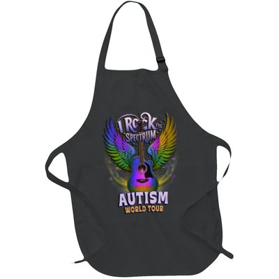 Rockstar I ROCK THE SPECTRUM Autism World Awareness Dad Apron